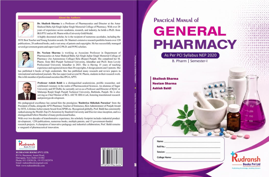 Practical Manual of General Pharmacy
